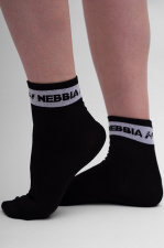 Ne NEBBIA “HI-TECH” Crew Socks 129 (39-42, Чёрный)