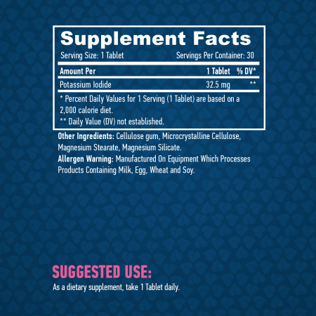 HL Potassium iodide 32.5 mg.