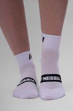 Ne NEBBIA "EXTRA PUSH" Crew Socks 128 (43-46, белый)