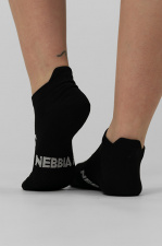 Ne NEBBIA "HI-TECH" Crew Socks YES YOU CAN 122 (43-46, чёрный)