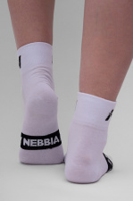 Ne NEBBIA "EXTRA PUSH" Crew Socks 128 (43-46, белый)